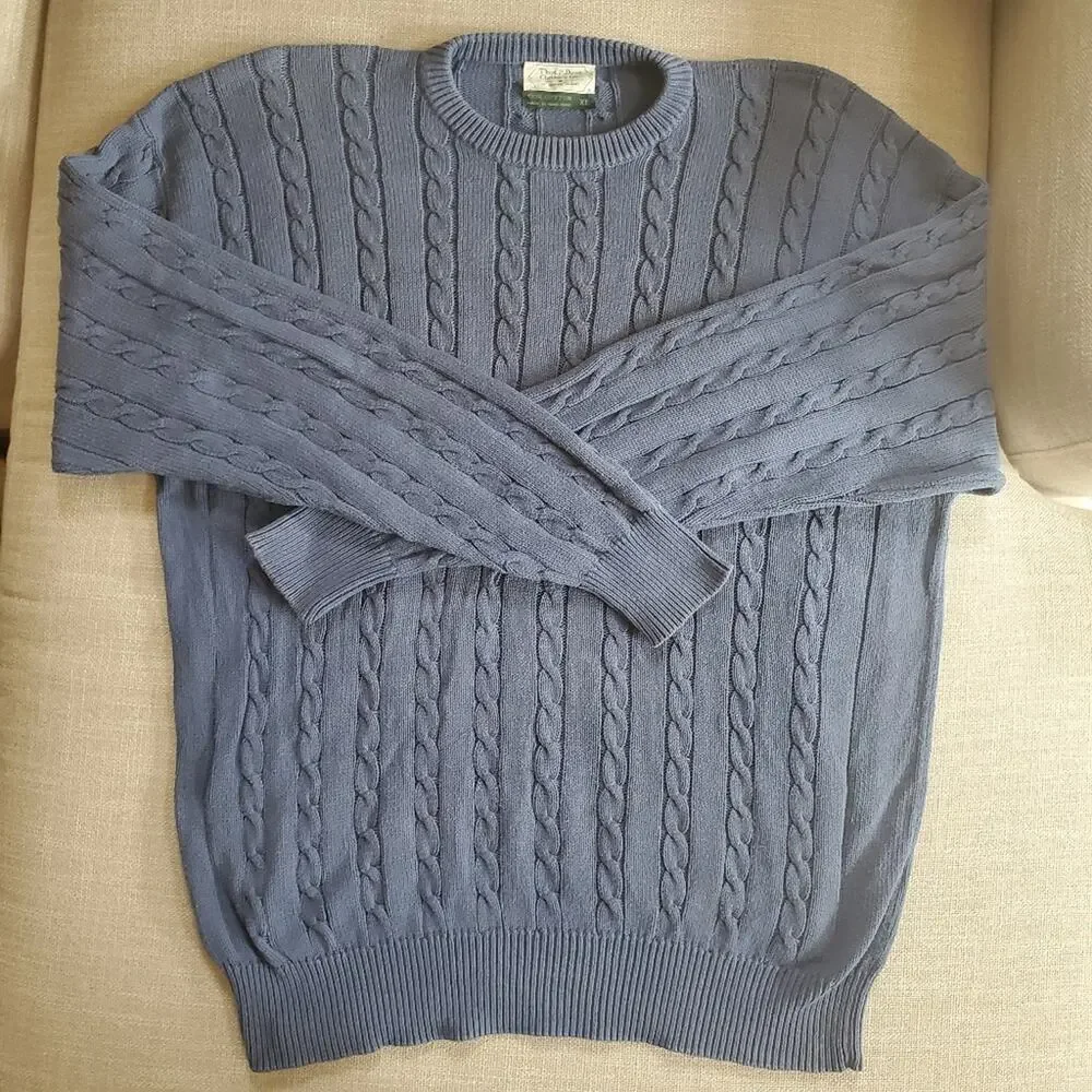 Thomas P. Dent clothier cotton sweater. Size large